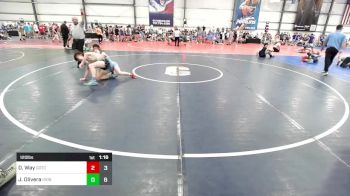 120 lbs Rr Rnd 1 - Dominic Way, Team Gotcha Blue vs Jacob Olivera, Iron Faith Wrestling