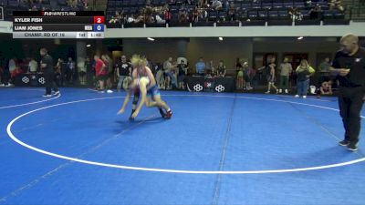 140 lbs Champ. Rd Of 16 - Kyler Fish vs Liam Jones, Heartland Eagles
