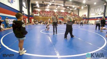 58 lbs Rr Rnd 4 - Kaysen Peters, Collinsville Cardinal Youth Wrestling vs Oakley Waitkus, Team Tulsa Wrestling Club