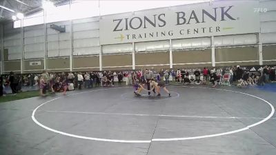 77 lbs Cons. Semi - Kenzlee Ledbetter, Team Prestige Wrestling vs Adeleeah Gomez, Herriman