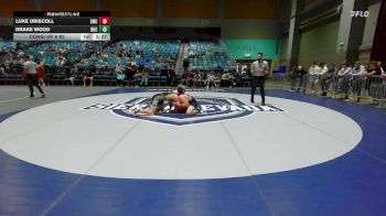 184 lbs Consi Of 8 #2 - Luke Driscoll, Emmanuel College (MA) vs Drake Wood, Big Bend