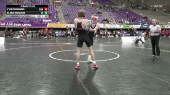 133 lbs Round 1 (16 Team) - Kyle Sieminski, Southern Oregon vs Blake Woolsey, Providence (Mont.)