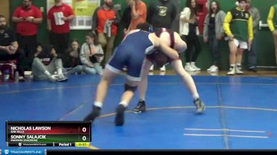 165 lbs Cons. Round 2 - Sonny Salajcik, Madison (Madison) vs Nicholas Lawson, OAK HILLS