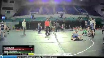 105 lbs Semis (4 Team) - Mark Evans, Team Bear Wrestling Club Navy vs Gage Cummings, Team Bear Wrestling Club Red