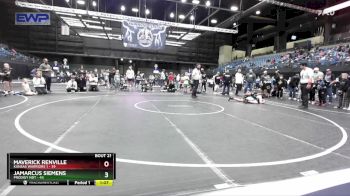 160 lbs Placement - Maverick Renville, Kansas Warriors 1 vs Jamarcus Siemens, Prodigy NDT