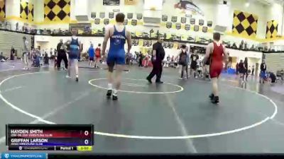 170 lbs Cons. Round 2 - Hayden Smith, One On One Wrestling Club vs Griffan Larson, Avon Wrestling Club