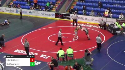 252 lbs Round Of 32 - Braylin Smith, Southern Columbia vs Brady Meyers, North Star