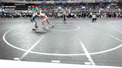 155 lbs Round Of 16 - Finn Bushell, Jaguar Wrestling Club vs Evan Clark, Mercer County