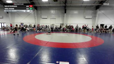 75 lbs Rr Rnd 3 - Hallie Burgess, Alpha Elite ES vs Ezra Hodge, Slate Wrestling Academy Gold ES