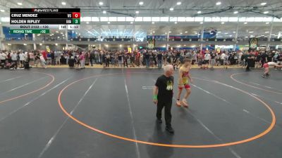 130 lbs Champ. Round 2 - Holden Ripley, Unattached vs Cruz Mendez, Unattached