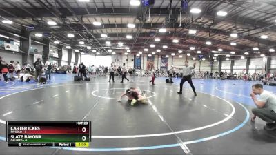 76 lbs Rd# 9- 2:15pm Saturday Final Pool - Carter Ickes, PA Gold vs Slate Bayona, Cali Red