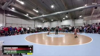138 lbs Champ. Round 2 - Anthony Torrez, Alameda International vs Tristan Gauvin, Fossil Ridge High School