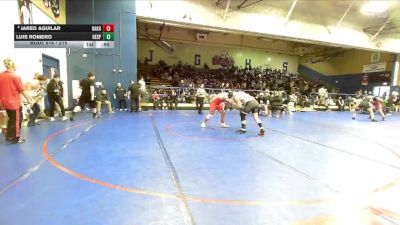 215 lbs Cons. Round 4 - Jared Aguilar, Oak Hills vs Luis Romero, Hesperia