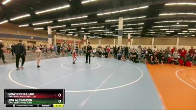 73-73 lbs Round 2 - Grayson Sellari, Texas Elite Wrestling Club vs Levi Alexander, Texas Select Wrestling