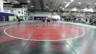 285 lbs Champ. Round 2 - Steven Elwell, Ottawa University vs Austin Foye, Central Methodist