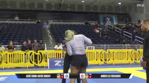 Amber Lee Richards vs Aché Eboni-Sayge Knight 2025 Pan IBJJF Jiu-Jitsu No-Gi Championship