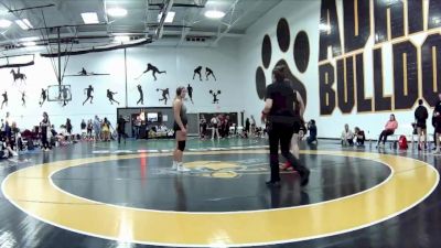 180 lbs Round 6 (16 Team) - Mia Gaetjens, Adrian vs Riley Wentlent, D`Youville