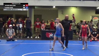 80 lbs Champ. Rd Of 16 - Ryker Rollans, Gold Rush Wrestling vs Kasen Karl, Greater Heights Wrestling