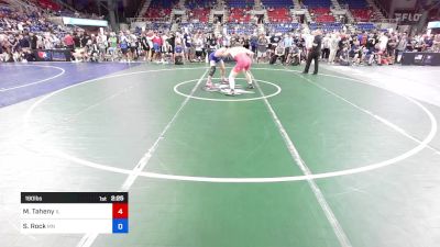 190 lbs Cons 64 #2 - Michael Taheny, IL vs Sam Rock, MN