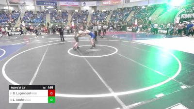 135 lbs Round Of 32 - Gavin Lugenbeel, Pagosa Pirates vs Liam Asche, Cedaredge