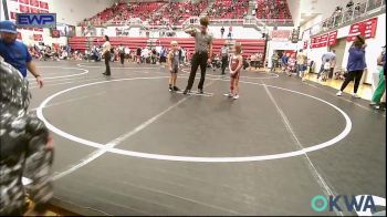 52 lbs Consi Of 8 #2 - Arielle Wylie, Tuttle Wrestling vs Rhodes Litchfield, Choctaw Ironman Youth Wrestling