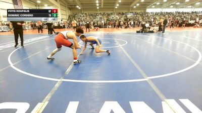 126 lbs Consi Of 8 #2 - Fotis Koufalis, NY vs Dominic Cordero, TN