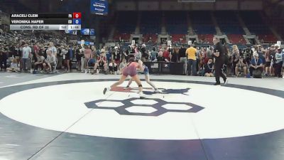 105 lbs Cons. Rd Of 32 - Araceli Clem, Pennsylvania vs Veronika Hafer, Colorado
