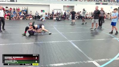 120 lbs Round 1 (6 Team) - Dominic Rodriguez, Eagle Empire vs Howard Hill, Grapple Academy