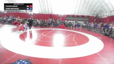 150 lbs 1st Place Match - Colton Weiler, Askren Wrestling Academy vs Owen Seffrood, RT Elite Wrestling