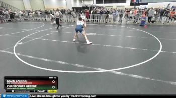 120 lbs Champ. Round 1 - Christopher Greene, Golden Bears Wrestling Club vs Gavin Cannon, Bad Karma Wrestling Club