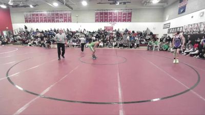132 lbs Semifinal - Cohen Swoveland, Waterville vs Evan Boulard, Massabesic