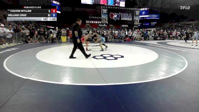 106 lbs Champ. Rd Of 32 - Colton Wyller, IL vs William Cruz, NJ