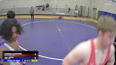 190 lbs Round 5 - Carson Langford, Dallas Mat Club vs Zac Ortiz, Portland