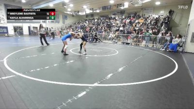100 lbs Champ. Round 3 - Kayla Alvarenga, Los Osos vs Breylene Bautista, Temescal Canyon