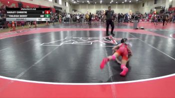70 lbs Round 3 - Tinleigh Berry, MFL MarMac Youth vs Hadley Christie, The Forge