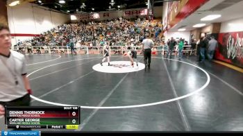 115 A & B Quarterfinal - Carter George, Worland Middle School vs Dennis Thornock, Riverton Middle School