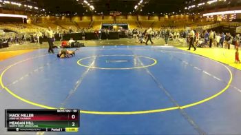 59 lbs Semifinal - Meagan Hill, North Port Wrestling vs Mack Miller, Sons Of Thunder