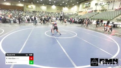 100 lbs Round Of 16 - Ryan Wardlaw, Small Town WC vs Akxel Arias, Madera WC