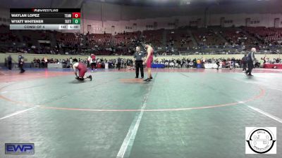 200 lbs Consi Of 4 - Waylan Lopez, Team Tulsa Wrestling Club vs Wyatt Whitener, Tuttle