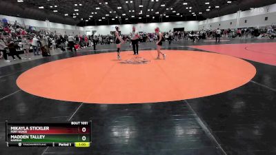 100 lbs Cons. Round 4 - Mikayla Stickler, Fort Osage vs Madden Talley, Harrah