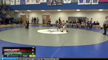 120 lbs 2nd Wrestleback (8 Team) - Landon Albright, Heritage-Catoosa vs Jonathan McDaniel, Columbus