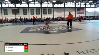 57-60 lbs Semifinal - Jack DeGroot, Sauk Valley Wrestling Club vs Ethan Wagner, Alber Athletics