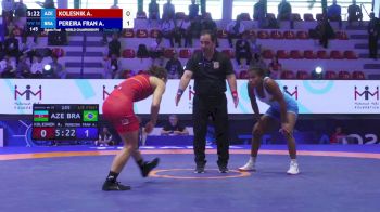 59 kg 1/8 Final - Alyona Kolesnik, Azerbaijan vs Ana Luiza Pereira Franca, Brazil