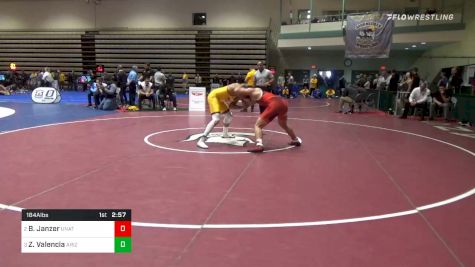 Prelims - Billy Janzer, Unattached-Rut vs Zahid Valencia, Arizona State