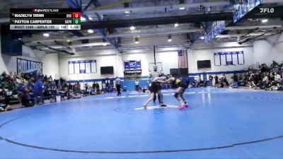 Girls 100 lbs Quarterfinal - Payton Carpenter, Daphne vs Madelyn Trinh, D`Iberville High School