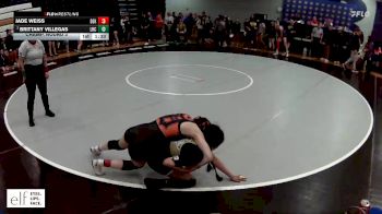 105 lbs. Champ. Round 3 - Brittany Villegas, Little Rock Central vs Jade Weiss, DeKalb