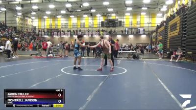 160 lbs Quarterfinal - Jaxon Miller, Ubasa Wrestling Academy vs Montrell Jamison, Iowa