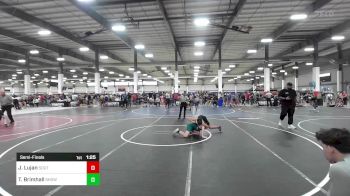 98 lbs Semifinal - Joshua Lujan, Southwest Wr Acd vs Tripp Brimhall, Show Low