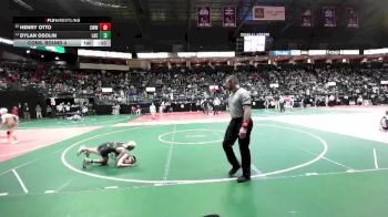 96 lbs Cons. Round 4 - Dylan Osolin, LAC3 vs Henry Otto, CWWA