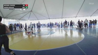 80 lbs Round 4 - Jason Aguilar, Total Kaos Wrestling Club vs Michael Chater, Pounders Wrestling Club